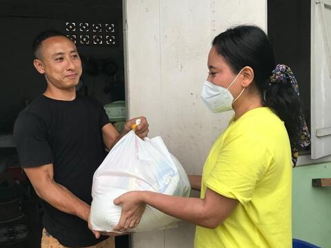 Distribution of ration kits Distribution of ration kits